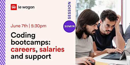 Immagine principale di [Online] Coding bootcamps: tech careers, salaries and support 