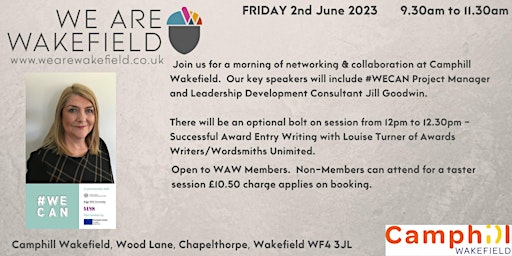 We Are Wakefield First Friday Networking 2nd June - Camphill Wakefield primary image