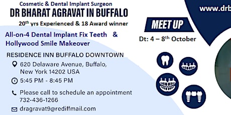 Talk on All on 4 Dental Implants fix teeth & Hollywood Smile at Buffalo NYU primary image
