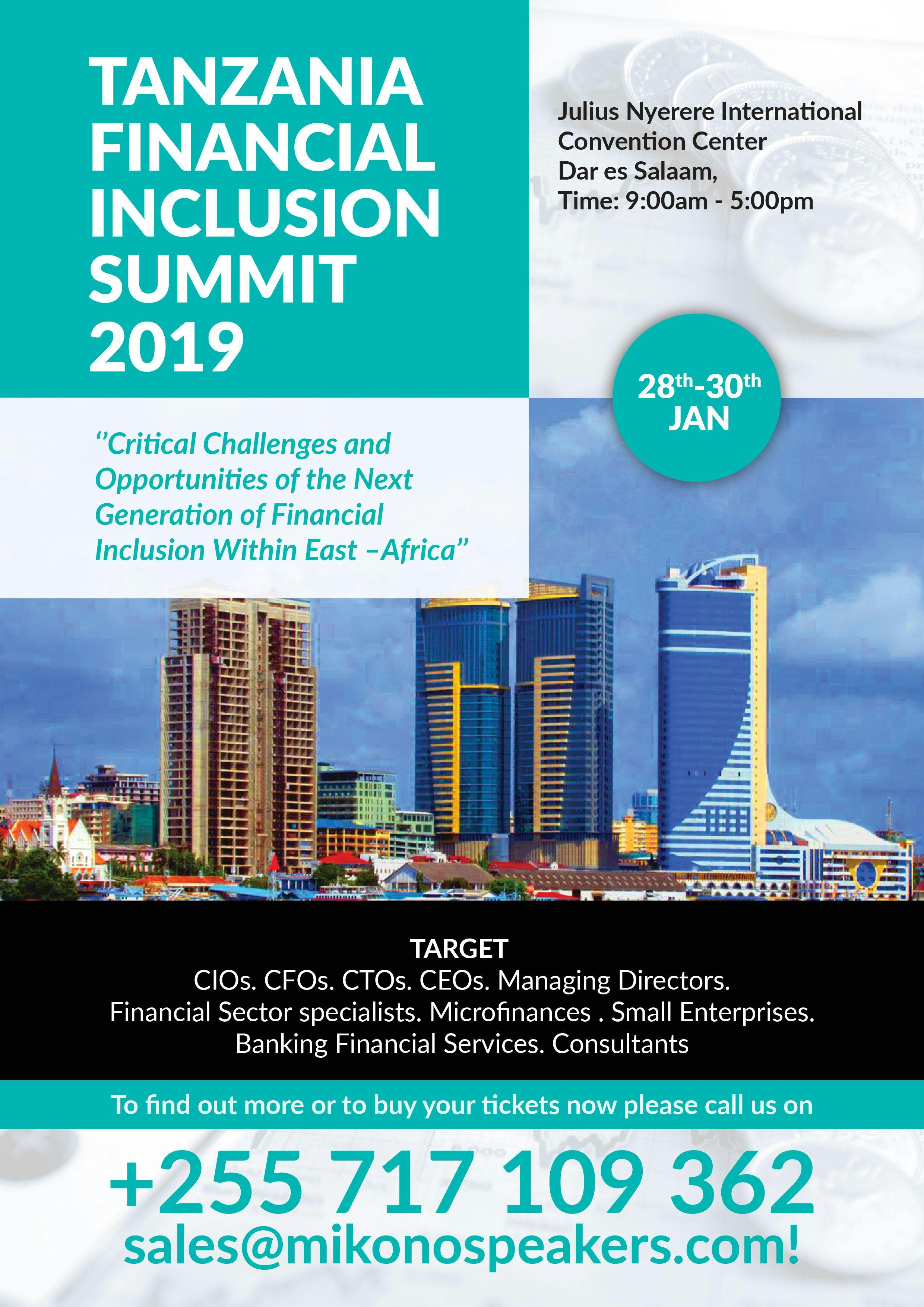 Tanzania Financial Inclusion Summit 2019