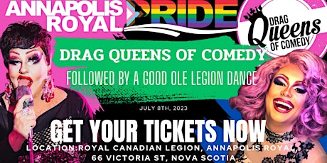 Annapolis Royal DRAG EXTRAVAGANZA (Comedy Drag Show & Dance)