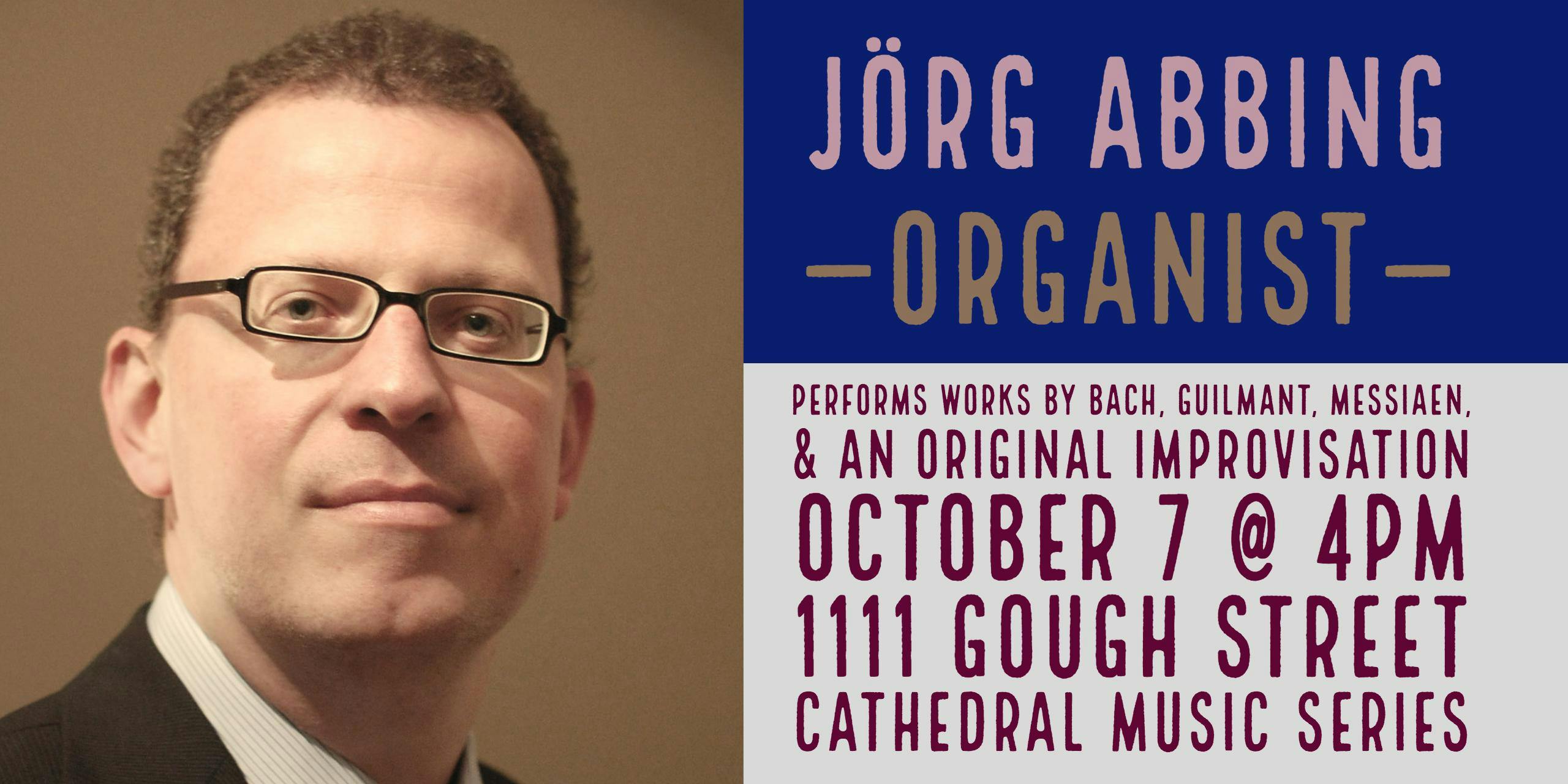 CSM Concerts | Jörg Abbing, organ