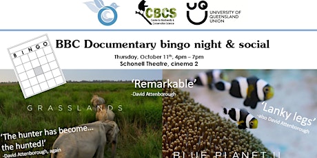 SCB & CBCS documentary bingo and social! primary image