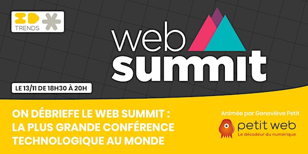 Débrief sur le Web Summit