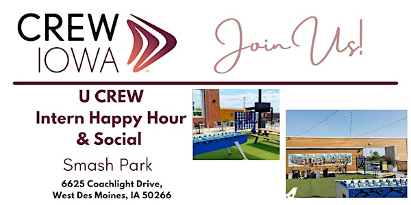 Intern Happy Hour hosted by CREW Iowa