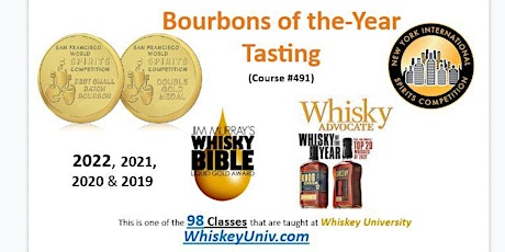 Whiskeys of the-Year Tasting Class B.Y.O.B. (Course #491)