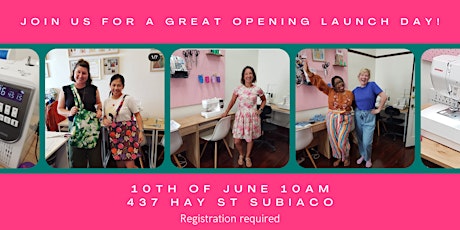 NEW Sewing Studio Opening Launch Day!