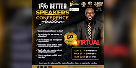 1% Better Speakers Conference