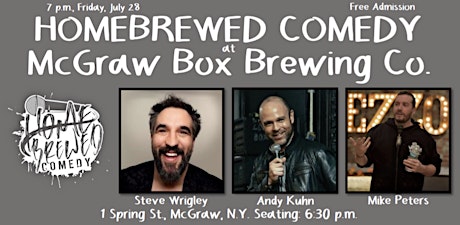 Homebrewed Comedy at McGraw Box Brewing Co.