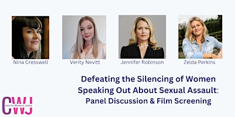 Defeating the Silencing of Women Speaking Out About Sexual Assault primary image