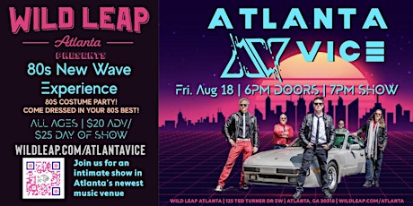 Atlanta Vice (80's New Wave Experience) at Wild Leap Atlanta