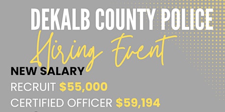 DeKalb County Police Hiring Event