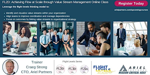 FL2D:Achieving Flow At Scale via Value Stream Management  - May 13-16, 2024 primary image
