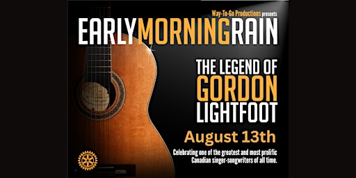 Early Morning Rain: Celebrating the LEGEND of Gordon Lightfoot primary image