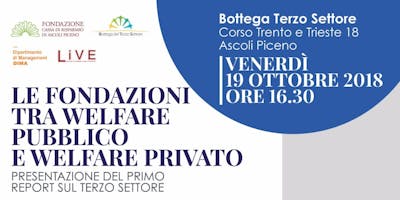 Le Fondazioni tra welfare pubblico e welfare privato Le Fondazioni tra welfare pubblico e welfare privato