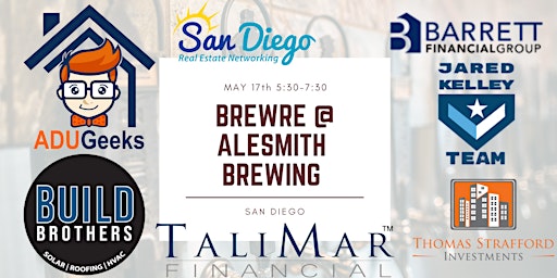 BrewRE at AleSmith Brewing! San Diegos Best Networking Event! primary image