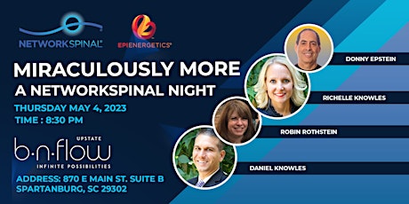 Imagem principal do evento Miraculously More A NetworkSpinal Night