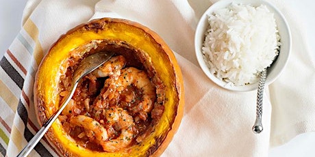 Brazilian Shrimp Stuffed Pumpkin Hands-On Cooking Class primary image