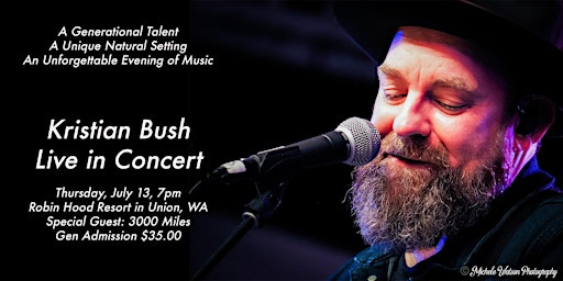 Kristian Bush Live in Concert : Peace, Love & Union Songwriter Series primary image