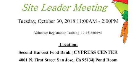 Site Leader Meeting Santa Clara County primary image