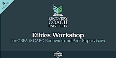 4 Hr. Ethics Workshop  for CRPA and CARC Renewal (May 2024) primary image