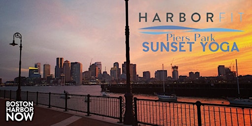 Imagem principal do evento HarborFit: Sunset Yoga at Piers Park