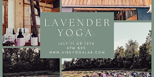 Lavender Yoga at Kin Loch Farmstead primary image