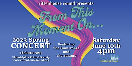 From This Moment On...The Rittenhouse Sound Spring 2023 Concert