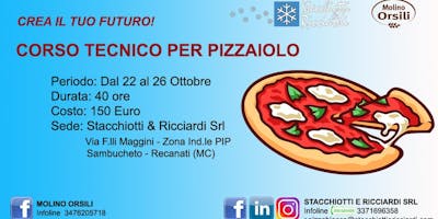 Corso Intensivo base per pizzaiolo. Corso Intensivo base per pizzaiolo.