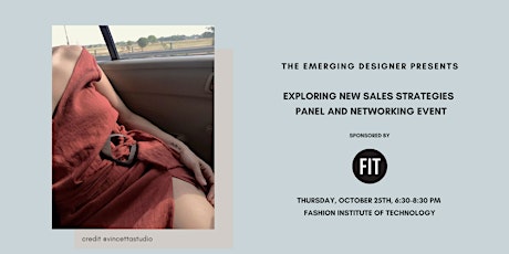 Sales Strategies for Emerging Designers: Panel + Networking at FIT primary image