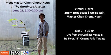 Zoom Artist Talk with Master Chen Cheng-Hsun