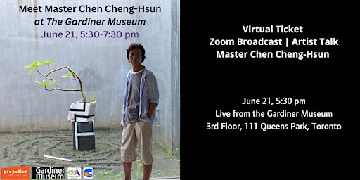 Hauptbild für Zoom Artist Talk with Master Chen Cheng-Hsun
