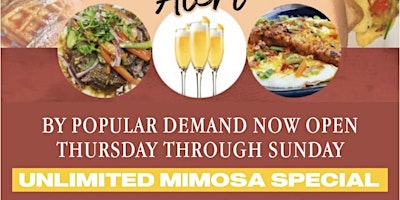 FRIDAY BRUNCH & UNLIMITED MIMOSA primary image