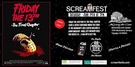 Friday the 13th : The Final Chapter Fears & Beers Screening Under the Stars
