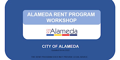 Alameda Rent Program Informational Workshop primary image
