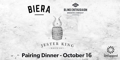 Blind Enthusiasm presents, a Jester King Pairing Dinner at Biera primary image