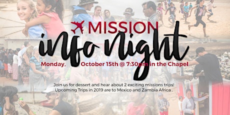 Missions Info Night primary image