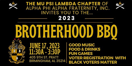 Brotherhood BBQ - Reclamation Event