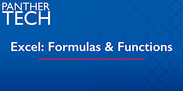 Excel: Formulas & Functions - Atlanta - Classroom South - Room 401