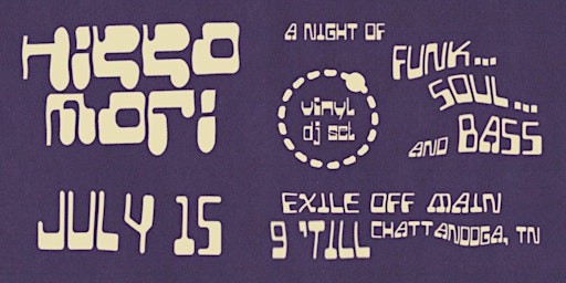 Hikko Mori | A Night of Funk… Soul… and Bass Vinyl DJ Set @ Exile Off Main primary image