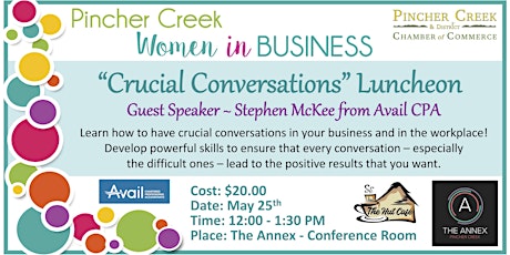 "Crucial Conversations" Women In Business Luncheon primary image