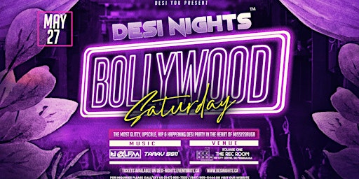 Bollywood Saturday - The Glitzy & Upscale Bollywood Party at Square One. primary image