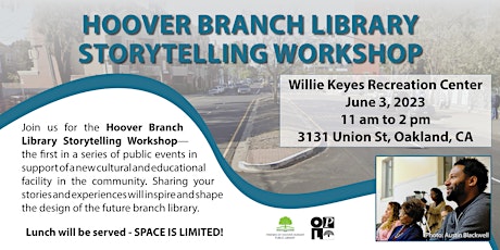 Hoover Branch Library Storytelling Workshop