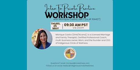 Intro to Private Practice with Monique Castro, LMFT primary image