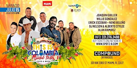 THIS IS COLOMBIA MUSIC FEST MIAMI EDITION