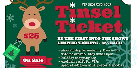 TINSEL TICKET for Christmas at the Farm 2018 primary image