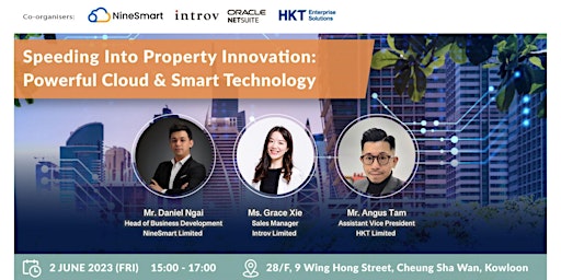 Real Estate / Property - Introv X Oracle NetSuite X Ninesmart X HK Seminar primary image