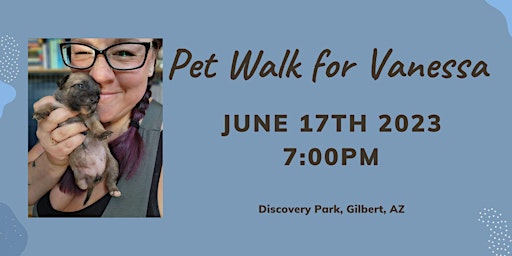 Imagem principal de Pet Walk for Vanessa
