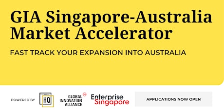 Imagen principal de GIA Singapore-Australia Market Accelerator: Information Session