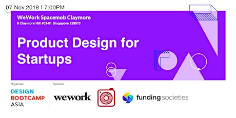 [DBA] Design Talk: Product Design for Startups primary image